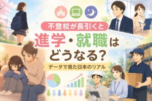 不登校が長引くと進学・就職はどうなる？データで見た日本のリアル