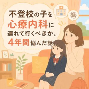 不登校の子を心療内科に連れて行くべきか、4年間悩んだ話